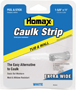 Homax 34040 Caulking Strip, White, 120 deg F, 1-5/8 in W X 11 ft L