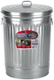 Behrens 1270 Trash Can; 31 gal Capacity; 21 in H; Steel
