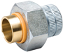 B & K 168-004NL Pipe Union, 3/4 in, FIP x Sweat, Brass, 250 psi Pressure