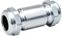 B & K 160-006 Pipe Coupling, 1-1/4 in, Compression x IPS, Steel, 125 psi