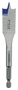 IRWIN 87912 Spade Drill Bit, Flat Flute, Hex Shank, 1/4 in Dia Shank