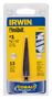 IRWIN Unibit 10231 Stepped Dill Bit Step Drill Bit, Hex Shank, 1/4 in Dia