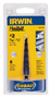 IRWIN Unibit 10232 Stepped Dill Bit Step Drill Bit, Hex Shank, 1/4 in Dia