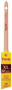 Purdy XL Dale 080310 Trim Brush, 6.938 in L Handle, Rat Tail Handle, Copper