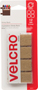 VELCRO Brand 90074 Fastener, 7/8 in W, 7/8 in L, Nylon, Beige, Rubber