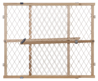North States 4604 Security Gate, Wood, Natural, 23 in H Dimensions