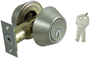 ProSource DB62V-PS Deadbolt, 3 Grade, Stainless Steel, 2-3/8 to 2-3/4 in