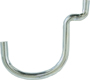 CRAWFORD 14158 Peg Hook, Black/Silver, Zinc