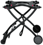 Weber 6557 Grill Rolling Cart, 20 in OAL, 29 in OAW, Plastic/Steel, Black