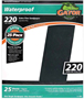 Gator 3283 Sanding Sheet, 11 in L, 9 in W, 220 Grit, Silicone Carbide