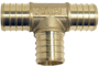 Tee Pex 3/4in Brass 50 Pack