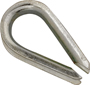 Campbell T7670669 Wire Rope Thimble, 5/8 in Dia Cable, Malleable Iron,