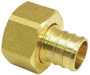 Apollo Valves APXFF3434S Hose Pipe Adapter, 3/4 in, Barb x FPT, Brass, 200