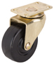 ProSource JC-D05-PS Swivel Caster, 2 in Dia Wheel, 3/4 in W Wheel, Rubber