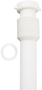 Plumb Pak PP812-1 Sink Tailpiece, 1-1/2 in, 12 in L, Slip-Joint, Plastic