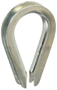 National Hardware 3232BC Series N176-792 Rope Thimble, Steel, Zinc