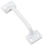 National Hardware N331-280 Sash Lift; 4 in L Handle; Zinc; White