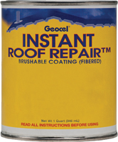 Geocel 25200 Brushable Coating, Clear, 1 qt Can, Liquid