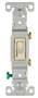 Eaton Wiring Devices 1301-7LA Toggle Switch, 15 A, 120 V, Polycarbonate