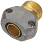 Landscapers Select GC534 Hose Coupling, 5/8 to 3/4 in, Male, Brass and zinc,