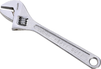 Vulcan WC917-05 Adjustable Wrench, 6 in OAL, Steel, Chrome