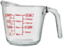 Anchor Hocking 551770L13 Measuring Cup, Glass, Clear