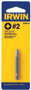 IRWIN IWAF23PH2 Power Bit, 1/4 in Drive, Phillips Drive, 1/4 in Shank,