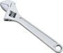 Vulcan JLO-060 Adjustable Wrench, 15 in OAL, Steel, Chrome
