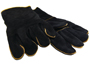 GrillPro 00528 BBQ Gloves; #1; Leather; Black