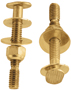 Plumb Pak PP830-56 Bolt Set, Snap-Off, Brass