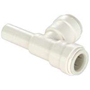 WATTS 3533-10 Pipe Tee, 1/2 in, Sweat Push-Fit, Plastic, White, 100 psi