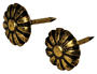 HILLMAN 122681 Furniture Nail, Antique Brass, Daisy Head