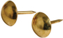 HILLMAN 122682 Furniture Nail; Brass; Round Head