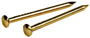 HILLMAN 122618 Escutcheon Pin; 1/2 in L; Steel; Brass