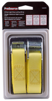 ProSource FH64055-1 Lashing Strap, Light-Duty, Polyester, Yellow,