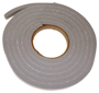 Frost King V445H Foam Tape, 1/2 in W, 10 ft L, 3/8 in Thick, Vinyl, Gray