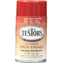 TESTORS 1629T Enamel Spray Paint; Metallic; Flake Red; 3 oz