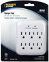 PowerZone OR802115 Surge Protector Tap, 125 V, 15 A, White