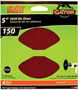 Gator 3000 Stick-On Sanding Disc, 150-Grit, Fine Grade, Aluminum Oxide, 5 in