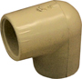 NIBCO T00100D Pipe Elbow, 1/2 in, Female x Solvent Weld, 90 deg Angle, CPVC,