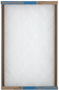 AAF 110201 Panel Filter, 20 in L, 10 in W, Chipboard Frame