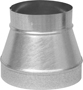 Imperial GV0790 Stove Pipe Reducer; 8 x 6 in; 26 ga Thick Wall; Galvanized
