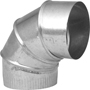 Imperial GV0294-C Adjustable Elbow; 6 in Connection; 26 Gauge; Galvanized