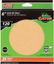 Gator 3243 Sanding Disc, 6 in Dia, Coated, 120 Grit, Fine, Aluminum Oxide