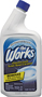 The Works 33310WK Toilet Bowl Cleaner, 32 oz Bottle, Liquid, Mint, Blue