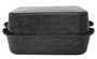 Granite Ware F0511-3 Roaster, 25 lb Capacity, Porcelain/Steel, Black, Dark