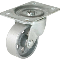 Shepherd Hardware 9780 Swivel Caster, 3 in Dia Wheel, 1-1/4 in W Wheel, Cast