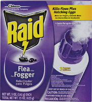 RAID 41654 Flea Killer Plus Fogger, 3840 cu-ft Coverage Area, Clear