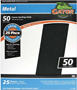 Gator 3292 Sanding Sheet, 11 in L, 9 in W, Coarse, 50 Grit, Emery Abrasive,