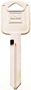HY-KO 11010H75 Key Blank, Brass, Nickel, For: Ford, Lincoln, Mercury